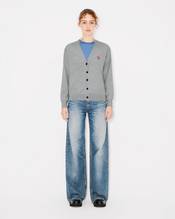 'KENZO Pop' embroidered cardigan in merino wool