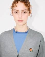 'KENZO Pop' embroidered cardigan in merino wool
