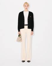 'KENZO Pop' embroidered cardigan in merino wool