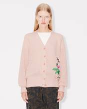 'KENZO Peonies' embroidered cardigan in cotton