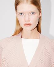 'KENZO Peonies' embroidered cardigan in cotton