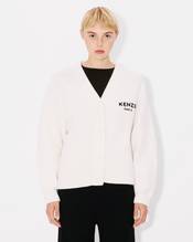 'KENZO Pop' embroidered cardigan in wool and cotton