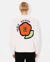 'KENZO Pop' embroidered cardigan in wool and cotton