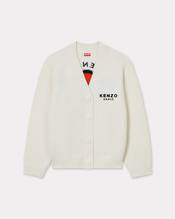 'KENZO Pop' embroidered cardigan in wool and cotton
