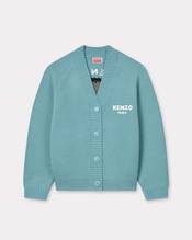 'KENZO Pop' embroidered cardigan in wool and cotton