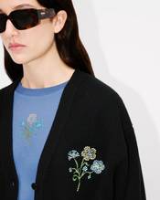 'KENZO Jungle Flower' embroidered cardigan in wool