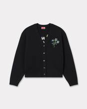 'KENZO Jungle Flower' embroidered cardigan in wool