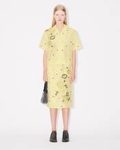 'KENZO Peonies' embroidered hawaiian shirt