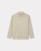 KENZO Weave' dropped shoulder shirt in mixed twill cotton