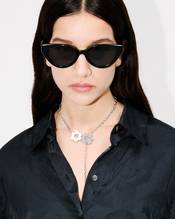 KENZO Peonies' shirt in mixed silk