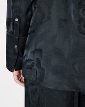 KENZO Peonies' shirt in mixed silk