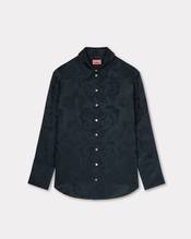 KENZO Peonies' shirt in mixed silk