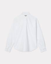 'KENZO Pop' embroidered fitted shirt in oxford cotton