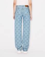 'KENZO Weave' ASAGAO straight jeans in japanese denim