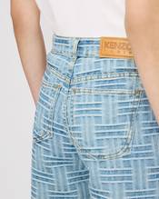 'KENZO Weave' ASAGAO straight jeans in japanese denim