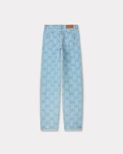'KENZO Weave' ASAGAO straight jeans in japanese denim