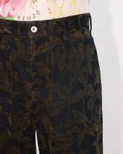 'KENZO Peonies' cargo jeans in japanese denim