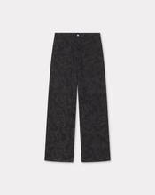 'KENZO Peonies' cargo jeans in japanese denim