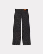 'KENZO Peonies' cargo jeans in japanese denim