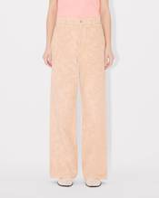 'KENZO Peonies' cargo jeans in japanese denim