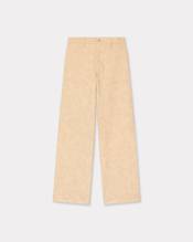 'KENZO Peonies' cargo jeans in japanese denim