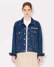 'KENZO by Verdy'  embroidered trucker jacket in japanese denim