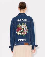 'KENZO by Verdy'  embroidered trucker jacket in japanese denim