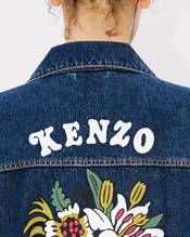 'KENZO by Verdy'  embroidered trucker jacket in japanese denim