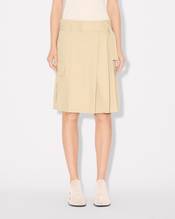 Cargo knee skirt in cotton ripstop