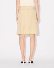 Cargo knee skirt in cotton ripstop