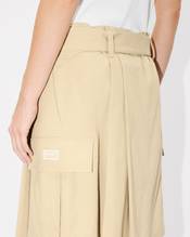 Cargo knee skirt in cotton ripstop