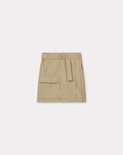 Cargo knee skirt in cotton ripstop