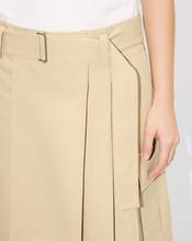 Cargo long skirt in cotton ripstop