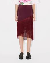 Fringed skirt