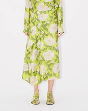 'KENZO Peonies' midi skirt