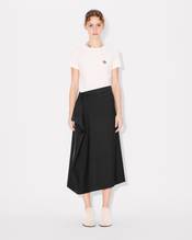 Midi skirt in virgin wool