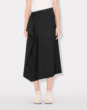 Midi skirt in virgin wool