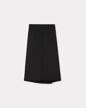 Midi skirt in virgin wool