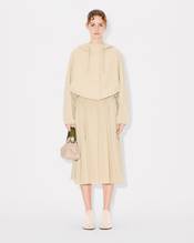 'Boke Flower 2.0' midi skirt in technical cotton