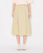'Boke Flower 2.0' midi skirt in technical cotton