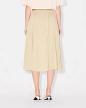'Boke Flower 2.0' midi skirt in technical cotton