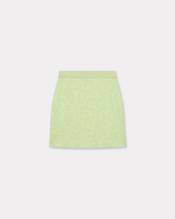 Hana Dots' embroidered skirt in mixed cotton wool