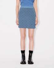 'KENZO Weave' embroidered mini skirt