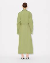 Long trench with kimono sleeves