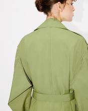 Long trench with kimono sleeves