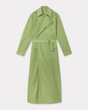 Long trench with kimono sleeves