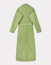 Long trench with kimono sleeves