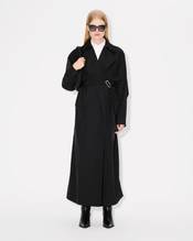 Long trench with kimono sleeves