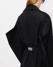 Long trench with kimono sleeves
