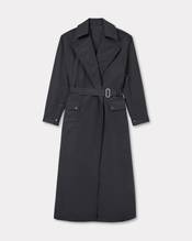 Long trench with kimono sleeves
